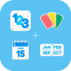 Numbers, Colors, Days and Months